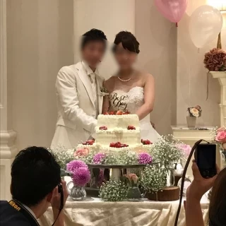 ケーキ入刀