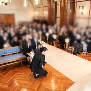 明るい雰囲気のチャペル