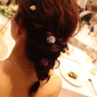 メイク、ヘアーも完璧です。
ボディーメイクもオススメです