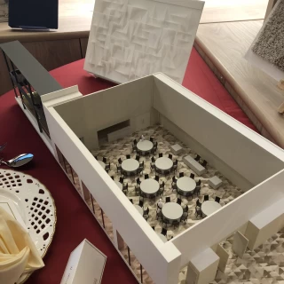 披露宴会場(模型)
