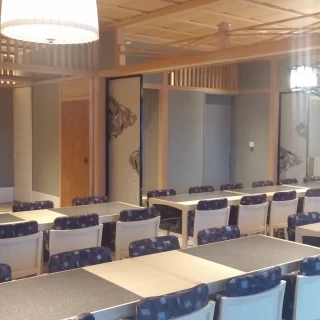 和会場。通路側から撮影。