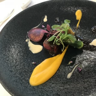 試食のお肉