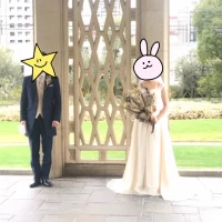 ここの会場らしい模様