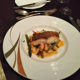 魚料理です。