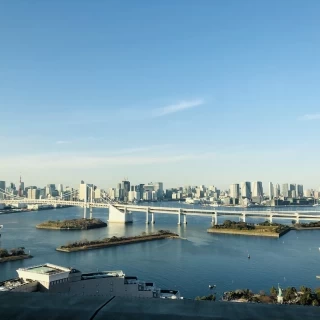 披露宴会場のある最上階から一望できる景色です。
