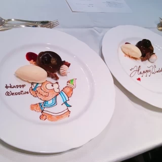 ブライダルフェアの試食会で出していただきました。