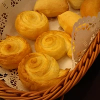 コース料理のパンです
