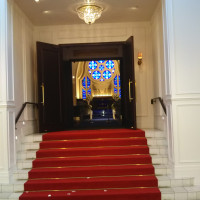 挙式会場前の階段