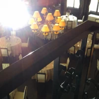 新郎新婦入場の階段の上からの景色
