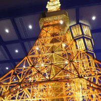 東京タワーと会場内の照明の反射が合ってて素敵でした