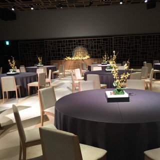 ステージがある会場
豪華な雰囲気でした