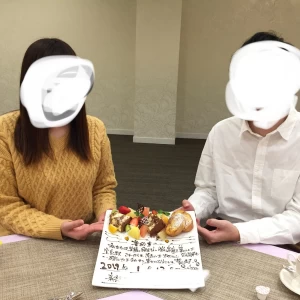 サプライズでデザートプレートが！とっても嬉しかったです|522885さんのアニエス会津（営業終了）の写真(717240)