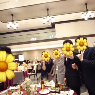 披露宴会場のシャンデリア