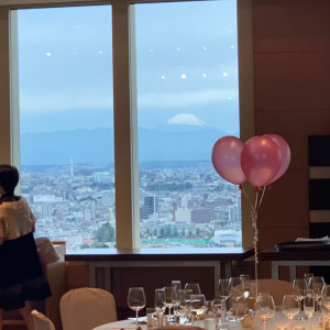 披露宴会場の座席からの眺望|523005さんのハイアット リージェンシー 東京の写真(1624540)