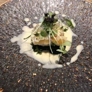 お魚料理です。
