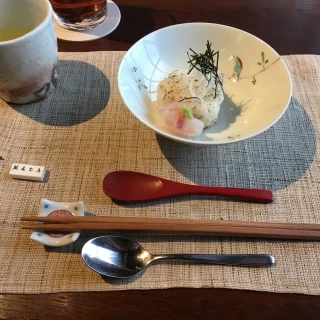 鯛茶漬け。最後にほっこりです。