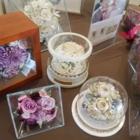 客席の装花　キャンドル