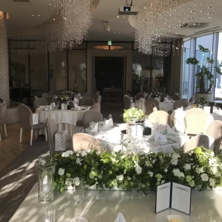 With The Bay という会場
開放的で装飾がかわい