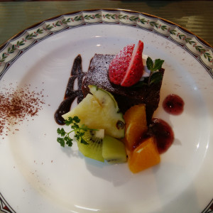 ガトーショコラは美味しかったです|523476さんのホテル北野プラザ六甲荘の写真(721675)