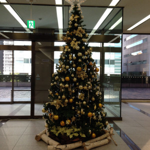 クリスマスシーズンだったのでツリーありました|523782さんのPENTHOUSE THE TOKYO by SKYHALL（ウエディング取扱終了）の写真(724396)