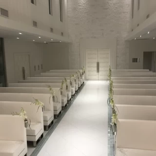 新郎新婦からみたチャペルです。