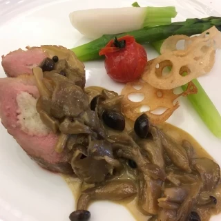 鴨バロティーヌ  スパイシーカレーソース