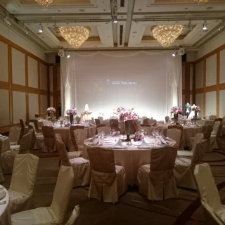 大人数用の披露宴会場です。