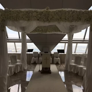 高層階の挙式会場