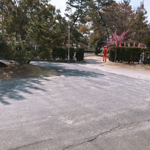 広い駐車場|524336さんの八幡の森 迎賓館（尾張八幡神社）の写真(731109)