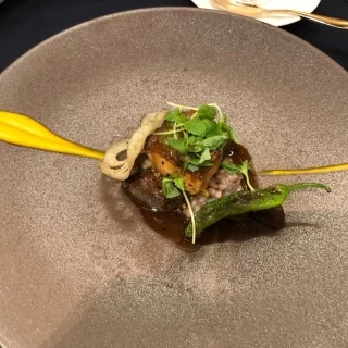 全て美味しかったです。これはフォアグラを使用したお料理。
