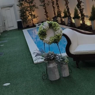 披露宴会場横庭