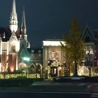 夜の式場もとても綺麗です