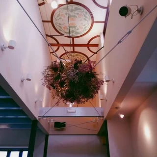 会場の天井