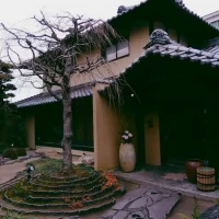 門を入ってすぐの玄関