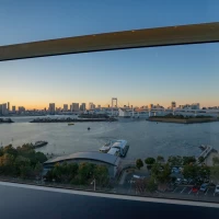 会場からの景色です。