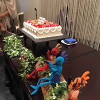 自由に飾り付けしてOKでした。