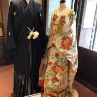 和装(見本)の展示品
和装が可愛い