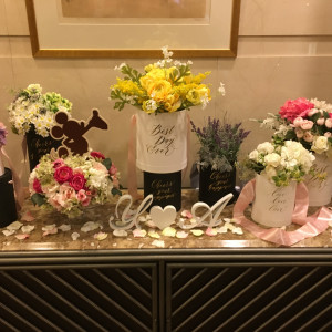 結婚式打ち合わせの付近の装飾|524953さんのオークラアクトシティホテル浜松の写真(733016)