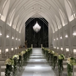 見学の時の夜のチャペル。