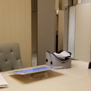 披露宴会場が使用していて見れない場合はVRでみれる