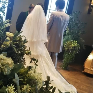 挙式会場にて