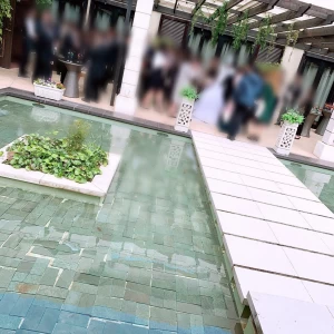 ガーデンで会話を楽しむ時間|525269さんのセントグレース大聖堂 the Garden（営業終了）の写真(1427694)
