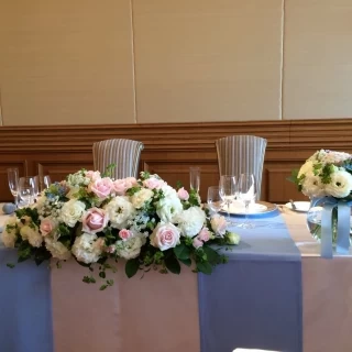 新郎新婦の席