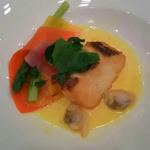 鯛のロースト アサリソース|525350さんのホテル・ザ・ウエストヒルズ・水戸(Hotel the West Hills mito)の写真(736531)