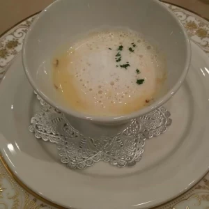 安納芋のスープ カプチーノ仕立て|525350さんのホテル・ザ・ウエストヒルズ・水戸(Hotel the West Hills mito)の写真(736532)
