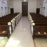 新郎新婦側から入り口