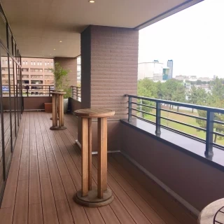 披露宴会場テラス