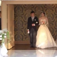 花嫁の入場です。
