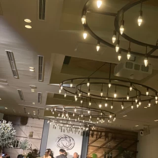 ガーデンフォレストの会場内です。