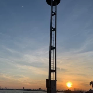 夕焼けが綺麗でした。
